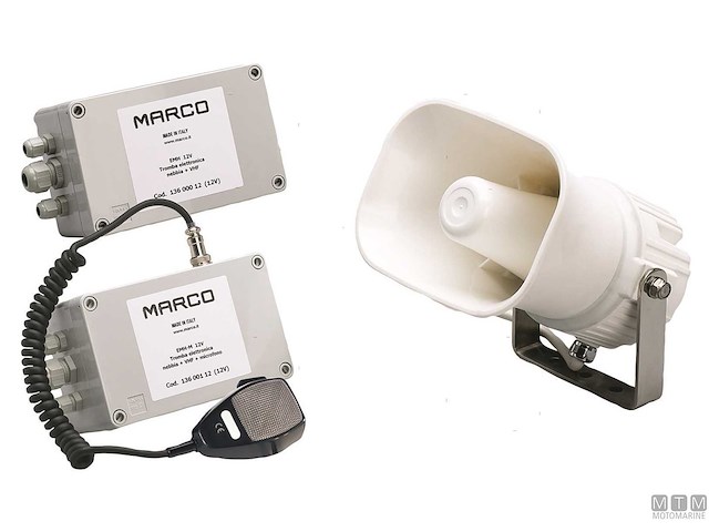 AVVISATORE MARCO EMHM+MICROFONO 12V 