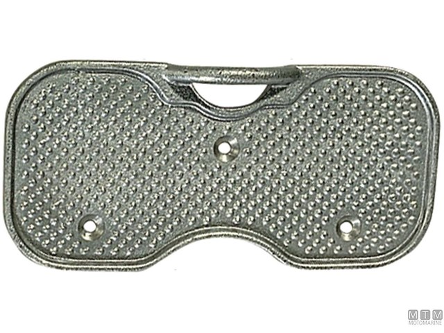 PIASTRA SALVAPOPPA 200X95MM IN ALLUMINIO ANODIZZATO