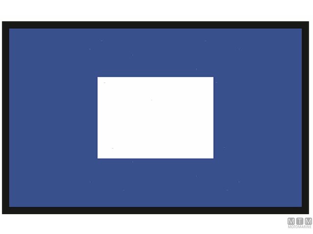 BANDIERA SEGNALE P PAPA 40X60CM 