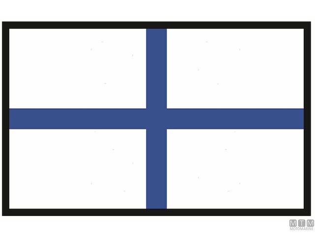 BANDIERA SEGNALE X X-RAY 40X60CM 