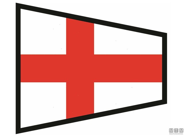 BANDIERA SEGNALE 8 40X60CM 