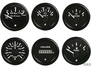 VOLTMETRO UF60529 12V BLACK 