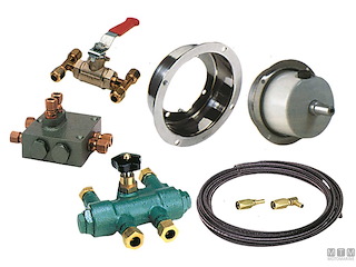 FLANGIA INCASSO 74MM PER POMPE VETUS HTP 