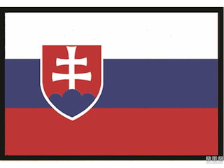 BANDIERA SLOVACCHIA 30X45CM 