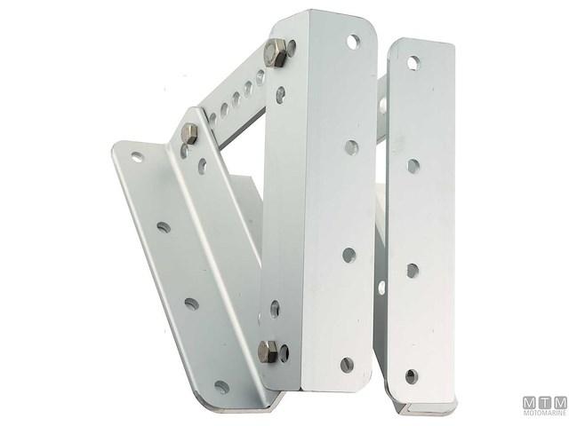 PIASTRA REGOLABILE PER SUPPORTO MOTORE ALLUMINIO ANODIZZATO