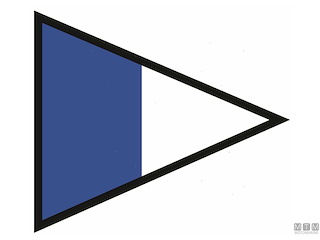 BANDIERA SEGNALE RIPETITORE 2 40X60CM 