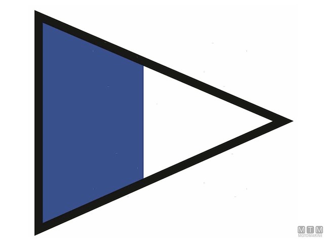 BANDIERA SEGNALE RIPETITORE 2 40X60CM 