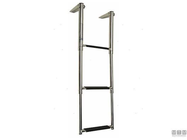SCALETTA TELESCOPICA PER PLANCE 3 GRADINI ACCIAIO INOX AISI 316