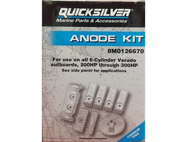 KIT ANODI PER VERADO 200/300 HP 8M0126670