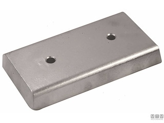 ANODO PIASTRA CARENA 150X60XH25MM AL 