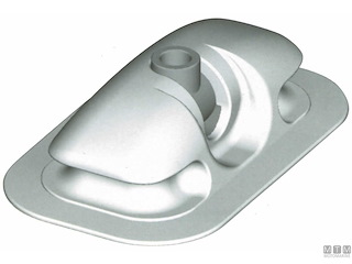 SCALMIERA SU PIASTRA F NERA 