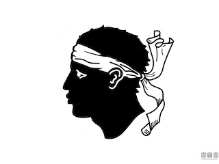 BANDIERA CORSICA 40X60CM 