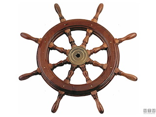 RUOTA TIMONE TIPO CM IN MOGANO D1000MM