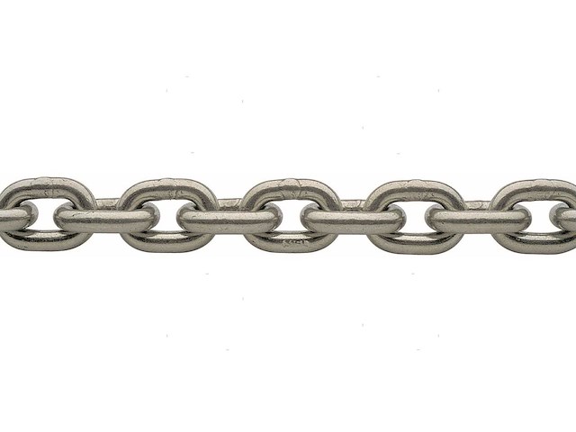 Catena Calibrata in Acciaio inox 6 x 50 mt
