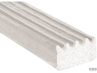 GUARNIZIONE TRIM-LOK RIBBED RUBBER 9 MM ADESIVO 3M BIANCO 15 M