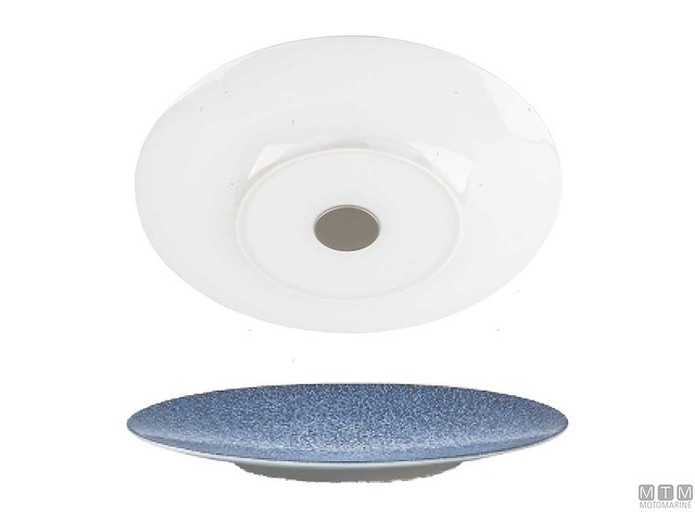 SET 2 PIATTI DESS MAGN PORC OCEAN SILWY