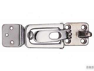 CHIUSURA VERTICALE A LEVA CON FORO LUCCHETTO 100X30MM IN ACCIAIO INOX