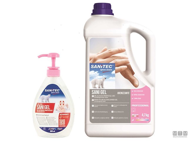 GEL IGIENIZZANTE MANI SANITEC 4.7KG 