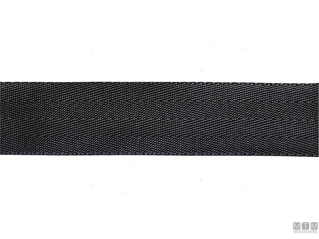 ROTOLO DI CINGHIA IN POLIPROPILENE NERO 30MM 50M