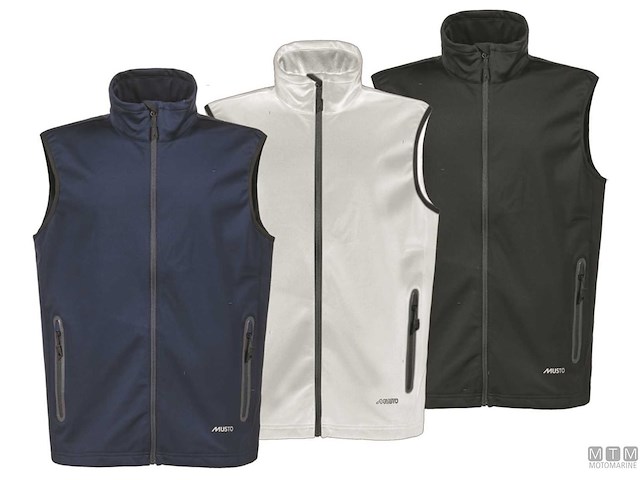 *GILET MUSTO ESSENTIAL SOFTSHELL 990 NERO S