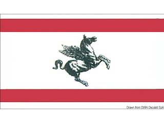 Bandiera Toscana 20x30 cm