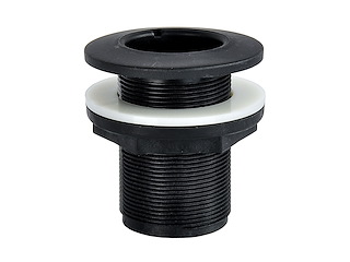 Passascafo nero filettato 1&quot;1/4 composito Trudesign