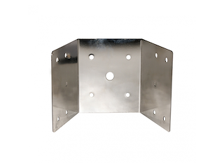 Supporto inox per fanale testa d\'albero