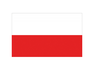 Bandiera Polonia 40x60 cm