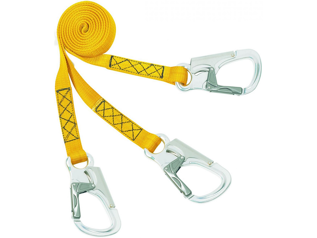 NASTRO DI SICUREZZA MOSCHETTONI ALLUMINIO