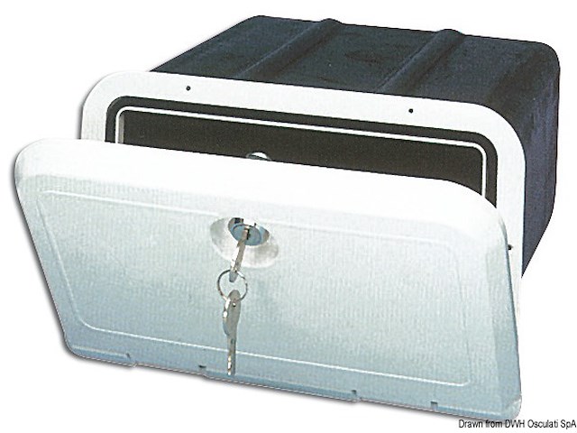 Vano portaoggetti con serratura