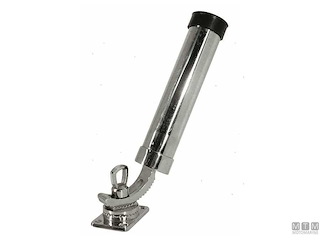 Portacanne orientabile acciaio inox con base piana