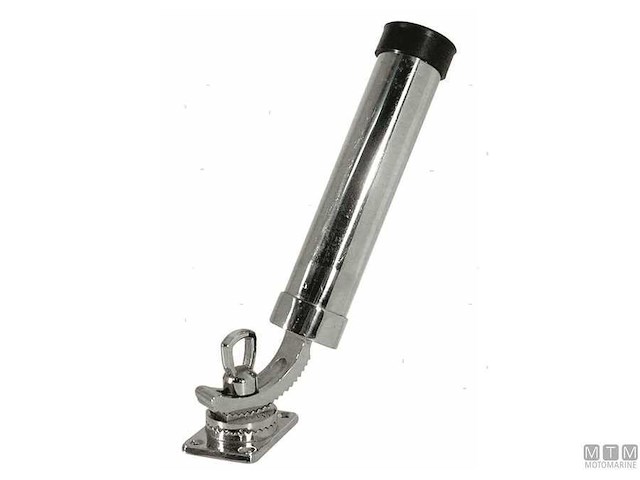 Portacanne orientabile acciaio inox con base piana