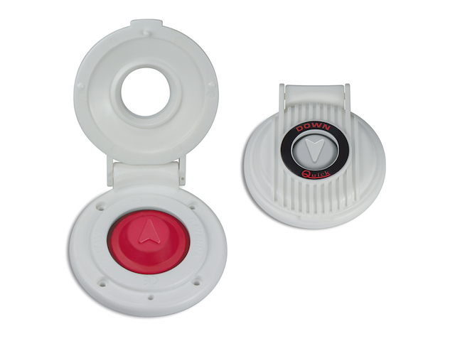 Pulsante a piede bianco (DOWN)