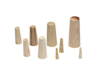Kit coni in legno turafalle 9 pz - Plastimo