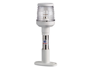 Asta con fanale bianco 20 cm