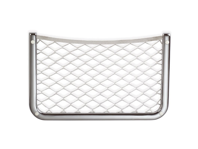 RETE PORTAOGGETTI IN OTTONE CROMATO