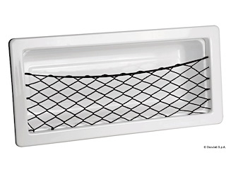 Tasca laterale portaoggetti con retina