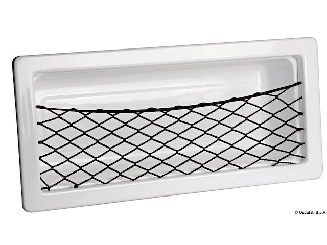 Tasca laterale portaoggetti con retina