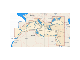 Cartografia Mar Mediterraneo SD e Micro SD C-Map