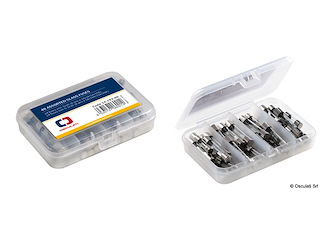 Kit fusibili vetro assortiti 48 pz