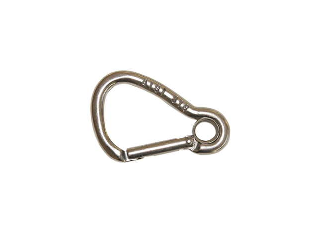 Moschettone asimmetrico Kong  6x60 mm c/occhio