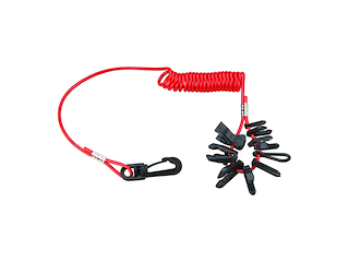 Kit chiavetta sicurezza con laccio per fuoribordo