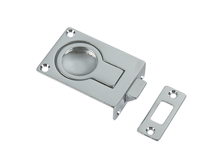 Fermaporte a filo ottone cromato 57x40 mm