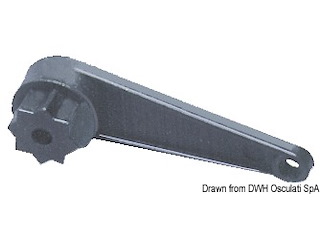 Leva innesto winch in composito