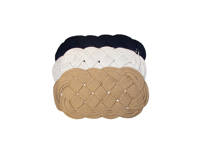 TAPPETO CORDA BLU MM.470X250