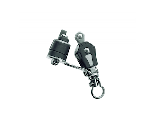 Bozzello triplo girevole con arrivaco e strozzascotta  5 mm