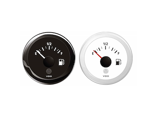 Indicatore carburante VDO bianco  52 mm