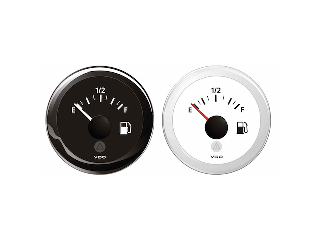 Indicatore carburante VDO bianco  52 mm