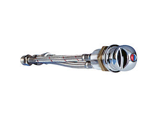 Rubinetto miscelatore in ottone cromato