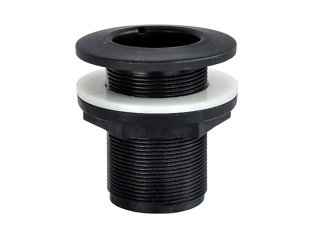 Passascafo nero filettato 1&quot; in composito Trudesign